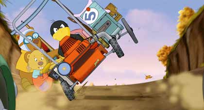 Intrépide Petit Corbeau dans La course du siècle Intrépide Petit Corbeau dans La course du siècle