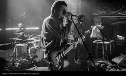 Le groupe canadien Suuns dans Chorus Le groupe canadien Suuns dans Chorus