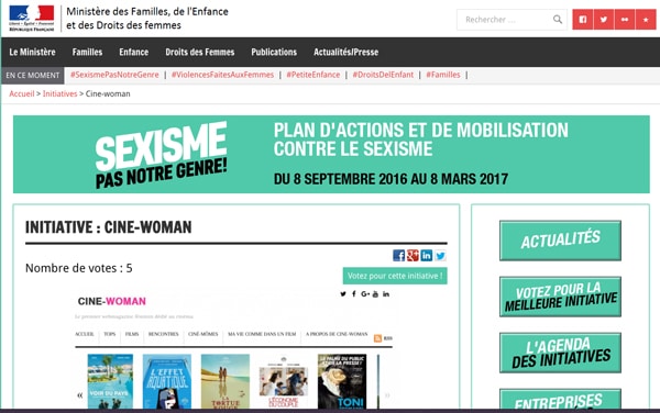 Votez Cine-Woman Votez Cine-Woman